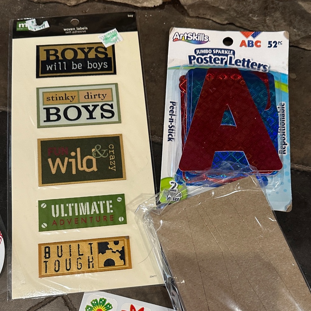 Colorful Alphabet and miscellaneous Sticker Set - Picture 6 of 16